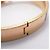 Bracelete Hermès Clic H GP Plated Gold Greige Dourado Cinza - vista 11