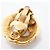 Boucles d'oreilles clips Chanel plaquées or Doré - vue 7