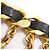 Broche Chanel - Coco Mark Camellia Icon Noir Doré - vue 4