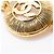 Pulsera de dijes Chanel chapada en oro Dorado - vista 7