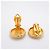 Pendientes de clip Chanel chapados en oro Dorado - vista 3
