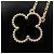 Collana Van Cleef & Arpels Vintage Alhambra in Onice e Oro Giallo 18K - vista 3