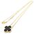 Collana Van Cleef & Arpels Vintage Alhambra in Onice e Oro Giallo 18K - vista 4