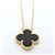 Collana Van Cleef & Arpels Vintage Alhambra in Onice e Oro Giallo 18K - vista 5