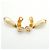 Orecchini a clip Chanel con logo Coco D'oro - vista 7