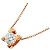 Collana Cartier C de in oro rosa 18K con diamante