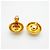 Timeless Pendientes de círculo chapados en oro Chanel Dorado - vista 3