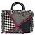 Christian Dior Diorissimo Patchwork Tweed Large Negro - vista 2