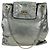 Chanel Drill Perforated Leather Large Prata
