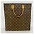 Louis Vuitton Monogram Sac Plat Tote Bag Braun - Ansicht 12