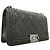 Bolso de hombro Chanel Boy Chain en negro - vista 2