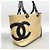 Bolso Tote Chanel Cambon de Piel de Cordero Castaño Negro - vista 2