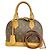 Bolso de mano Louis Vuitton Alma BB Monogram Castaño