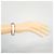 Bracelete Hermès Clic Clac PM Branco Dourado - vista 6