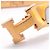 Bracelete Hermès Clic Clac PM Branco Dourado - vista 8