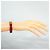 Hermès Brazalete Hermes Clic Clac PM GP Plated Gold Red Mujer OP026626 Roja Dorado - vista 6