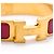 Hermès Brazalete Hermes Clic Clac PM GP Plated Gold Red Mujer OP026626 Roja Dorado - vista 7