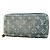 Louis Vuitton Monogram Denim Zippy Wallet Blue