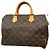 Bolso de mano Louis Vuitton Monogram Speedy 30 Castaño