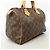Bolso de mano Louis Vuitton Monogram Speedy 30 Castaño - vista 2