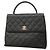 Chanel Matelassé Handtasche Schwarz