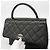 Chanel Matelassé Handtasche Schwarz - Ansicht 8