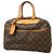 Bolso Louis Vuitton Monogram Deauville Castaño