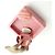 Pendientes de clip Chanel Coco Mark Rosa y Plateado Plata - vista 4