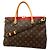 Bolsa Louis Vuitton Monogram Pallas Marrom Fuschia