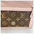 Louis Vuitton Monogram Portefeuille Flore Chain Wallet Marrom Rosa - vista 11
