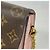 Louis Vuitton Monogram Portefeuille Flore Chain Wallet Marrom Rosa - vista 6