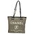 Bolso Tote Chanel Deauville con cadena Castaño
