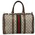 Gucci Vintage Web Boston GG Coated Canvas Medium Bege