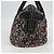 Chanel Optic Coco Bowler Printed Coated Canvas with Caviar Medium Black - vue 3