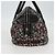 Chanel Optic Coco Bowler Printed Coated Canvas with Caviar Medium Black - vue 4