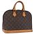 Louis Vuitton Vintage Alma Monogram Canvas PM Braun