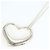 Autre Marque Collar Tiffany & Co. Open Heart Large en plata - vista 3