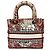 Bolso Christian Dior Lady Delight Medium Roja - vista 2