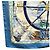 Hermès Pañuelo Hermes Carre 90: VIVE LE VENT Azul - vista 7