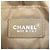 Pochette Chanel Bege de Couro e Tela - vista 4
