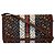 Portafoglio con catena in pelle marrone Burberry