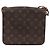 Pochette Louis Vuitton Flore Saumur en toile Monogram perforée Marron - vue 2