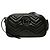 Gucci GG Marmont Schultertasche mit Kette Schwarz