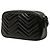 Gucci GG Marmont Schultertasche mit Kette Schwarz - Ansicht 2