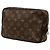 Louis Vuitton Monogram Trousse Toilette 23 Handbag Pouch Marrone - vista 2