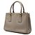 Prada Galleria Handtasche mit Dreiecks-Logo-Plakette Beige - Ansicht 2