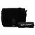 Autre Marque Saint Laurent Schultertasche aus schwarzem Velour-Leder - Ansicht 7