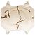Tote Sac cabas Prada en canapa avec plaque logo triangle Blanc - vue 4
