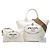 Tote Sac cabas Prada en canapa avec plaque logo triangle Blanc - vue 6