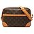 Bolso de hombro Louis Vuitton Monogram Trocadero 27 Castaño